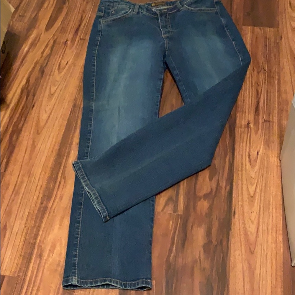Straight Leg jeans.